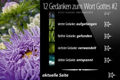 Ein iPhone mit dem Titelbild von 12 Gedanken zum Wort Gottes 2